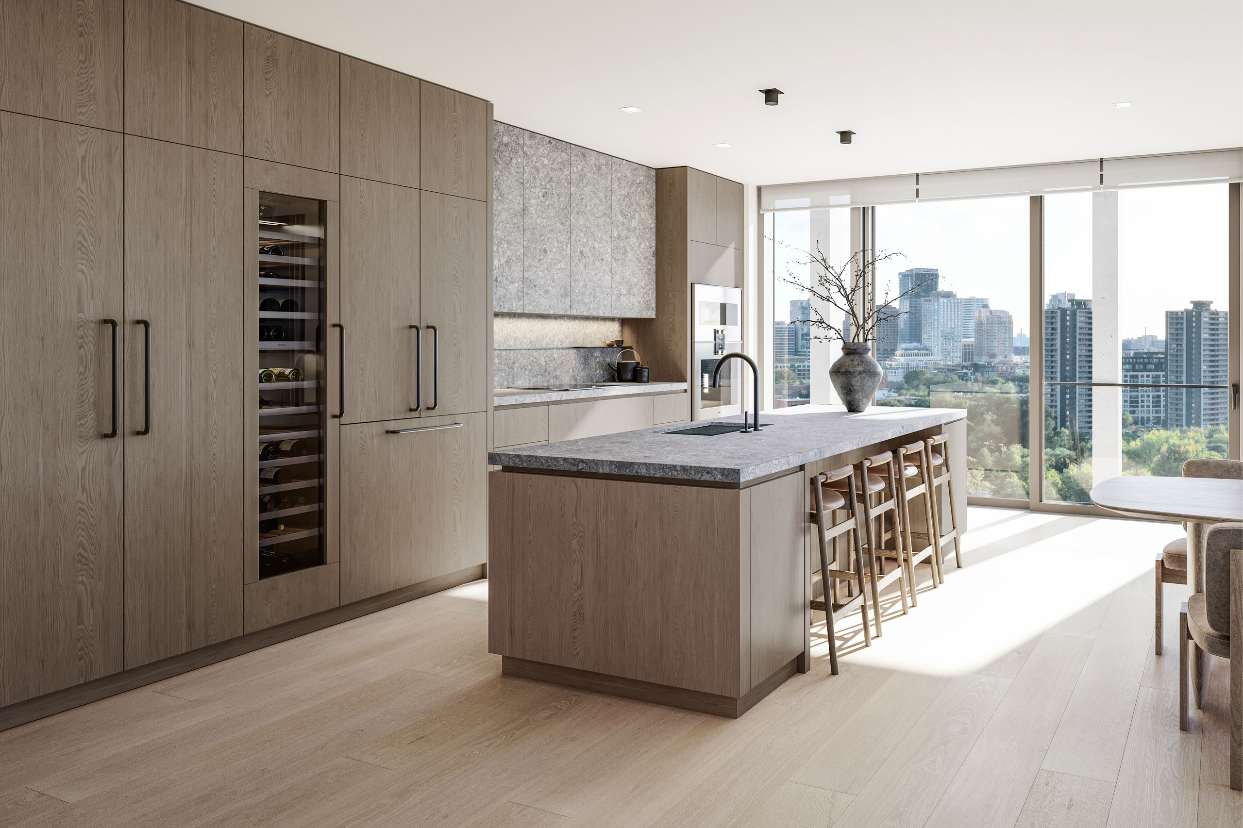 The James - Suite Kitchen Render