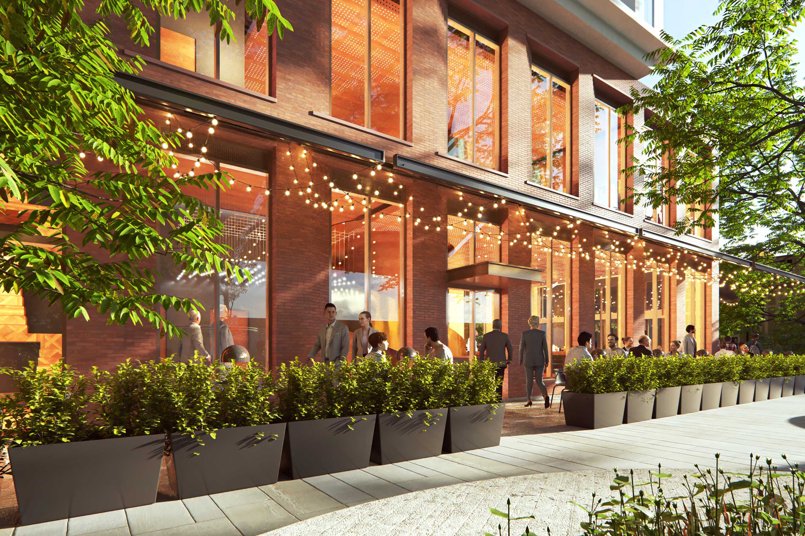 The James - Town Square Render