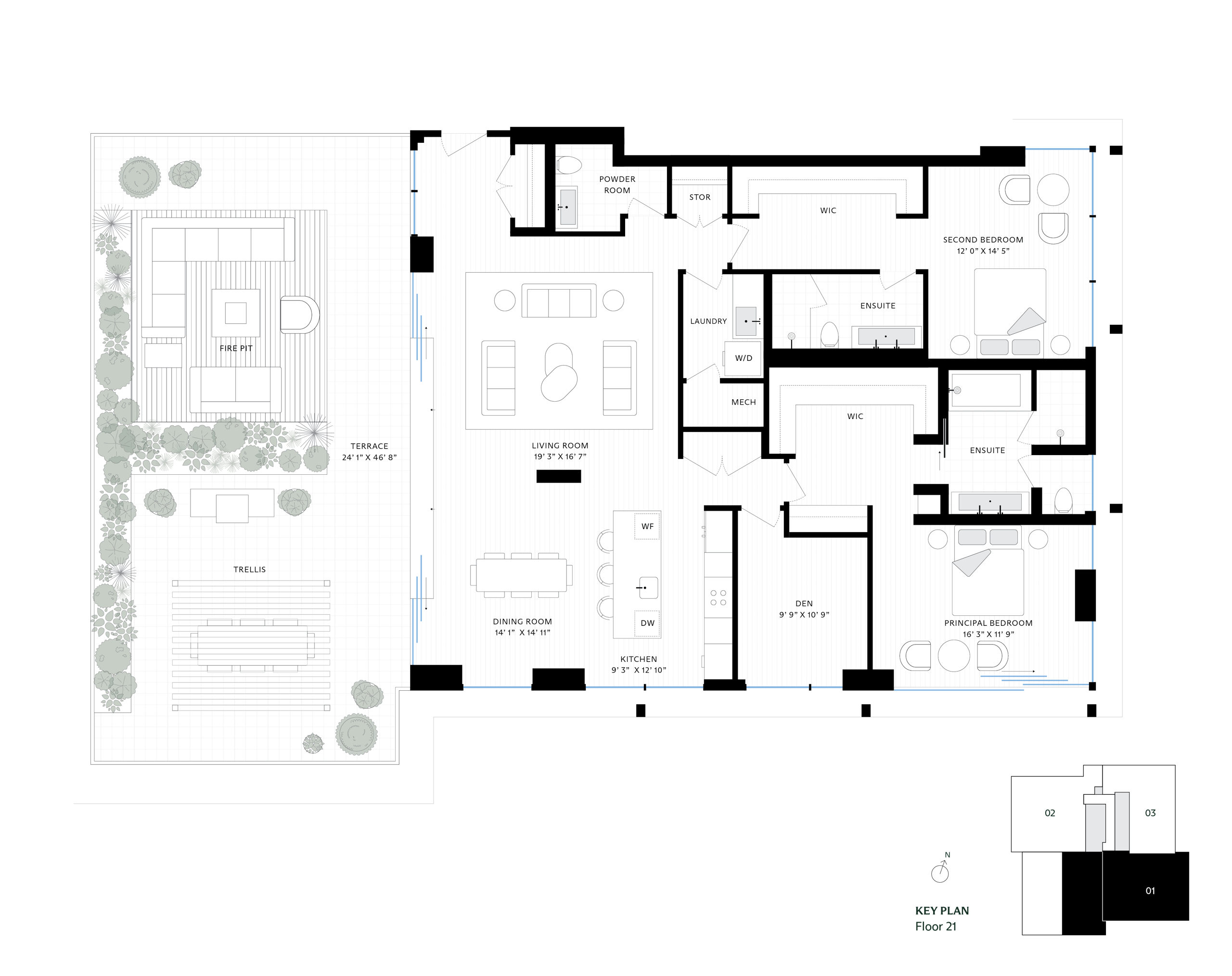 The James Penthouse Suite 2101